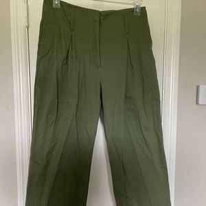 Women’s Green Culotte Pants